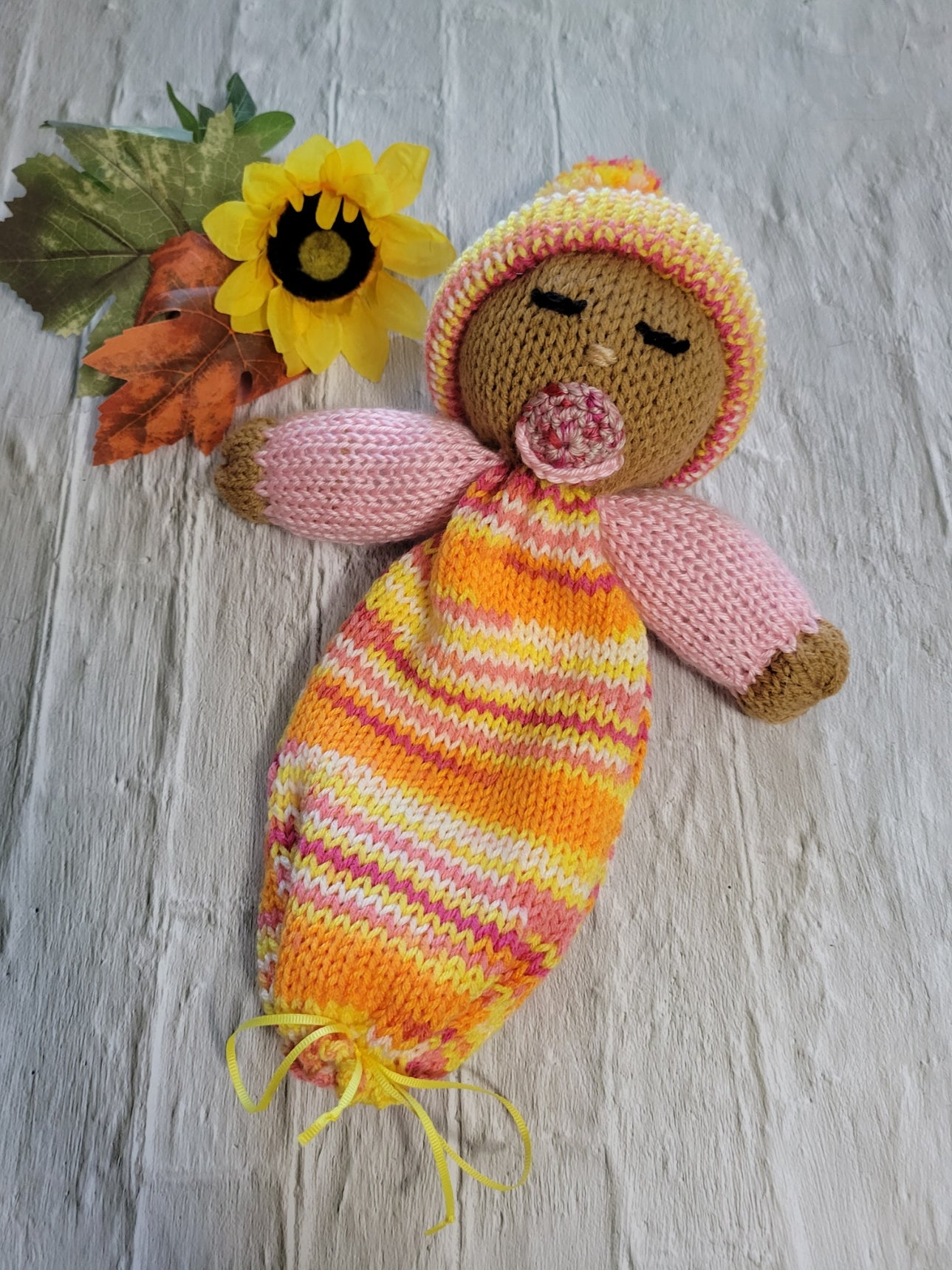 Sleepy Time Baby - Romey - Country Craft Barn Pajama Bag Doll - (#2804)