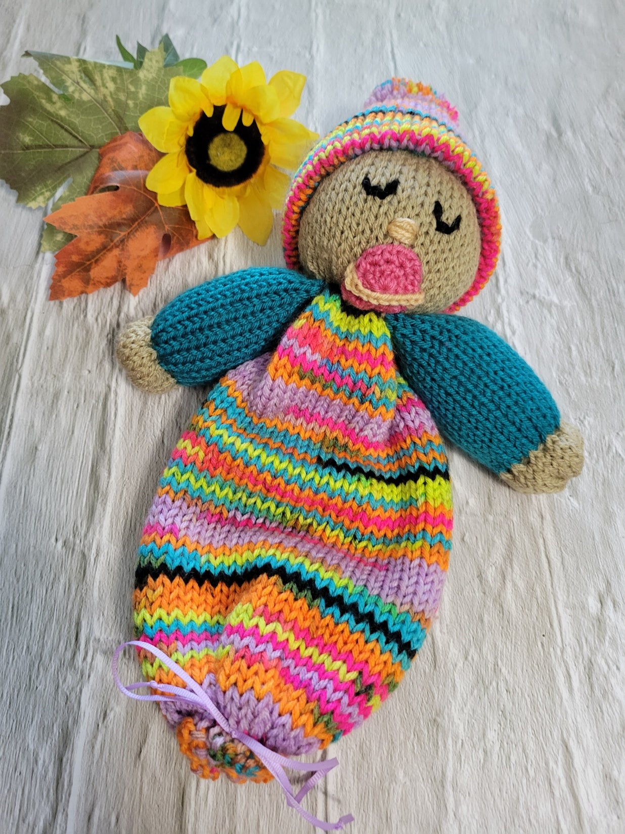 Sleepy Time Baby - Cordelia - Country Craft Barn Pajama Bag Doll - (#2803)