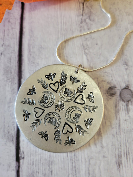 Butterflies, Dragonflies, and Hearts! - Country Craft Barn Necklace (#566)