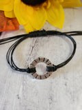 Dots are It - Cinch Pull Urban Black Country Craft Barn Bracelet (#1703)