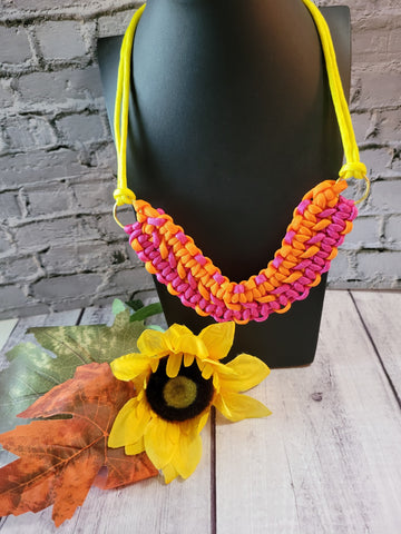 Brightly Lit - Multi Country Craft Barn Necklace (#575)