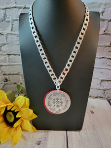 Lily of the Valley Mandale - Red Country Craft Barn Necklace (#589)