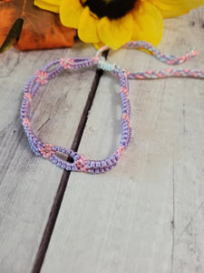 Daisy Chain - Purple Country Craft Barn Urban Bracelet (#365)