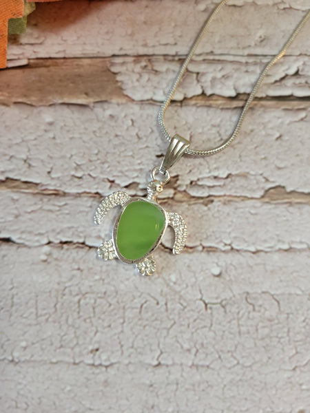 Sea Turtle - Green Country Craft Barn Necklace (#602)