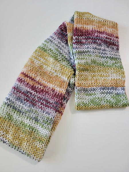 Cinnamon Cedar - Multi Colored Country Craft Barn Infinity Scarf (#1023)