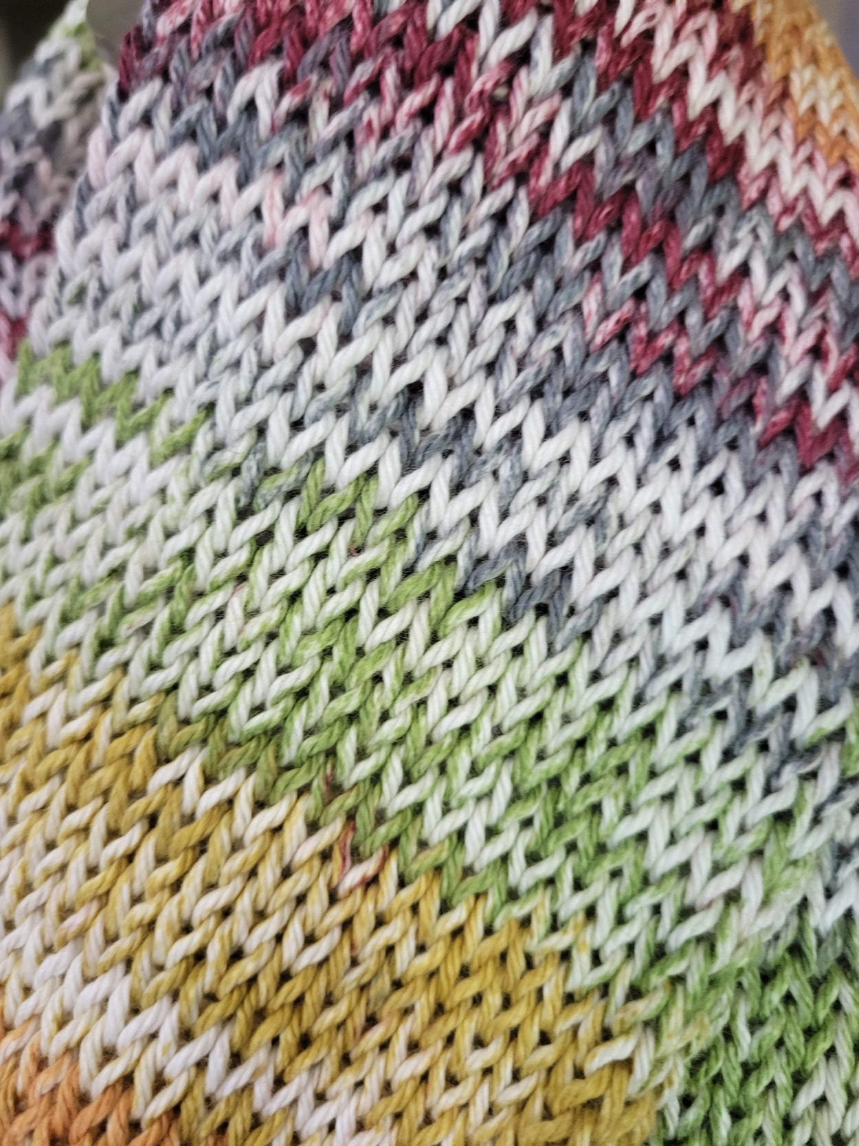 Cinnamon Cedar - Multi Colored Country Craft Barn Infinity Scarf (SC-1023)