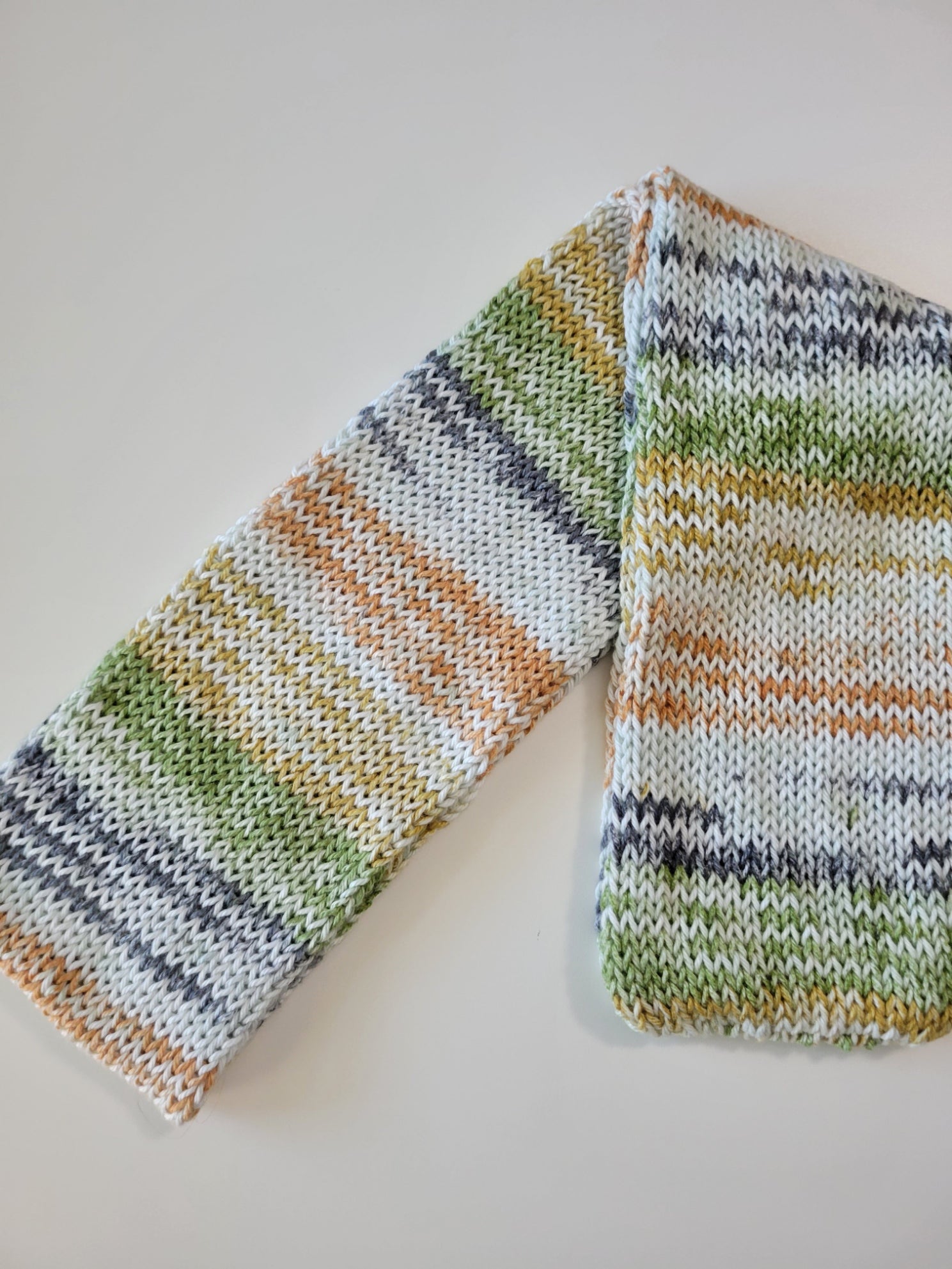 Harvest Hues - Multi Colored Country Craft Barn Infinity Scarf (SC-1021)