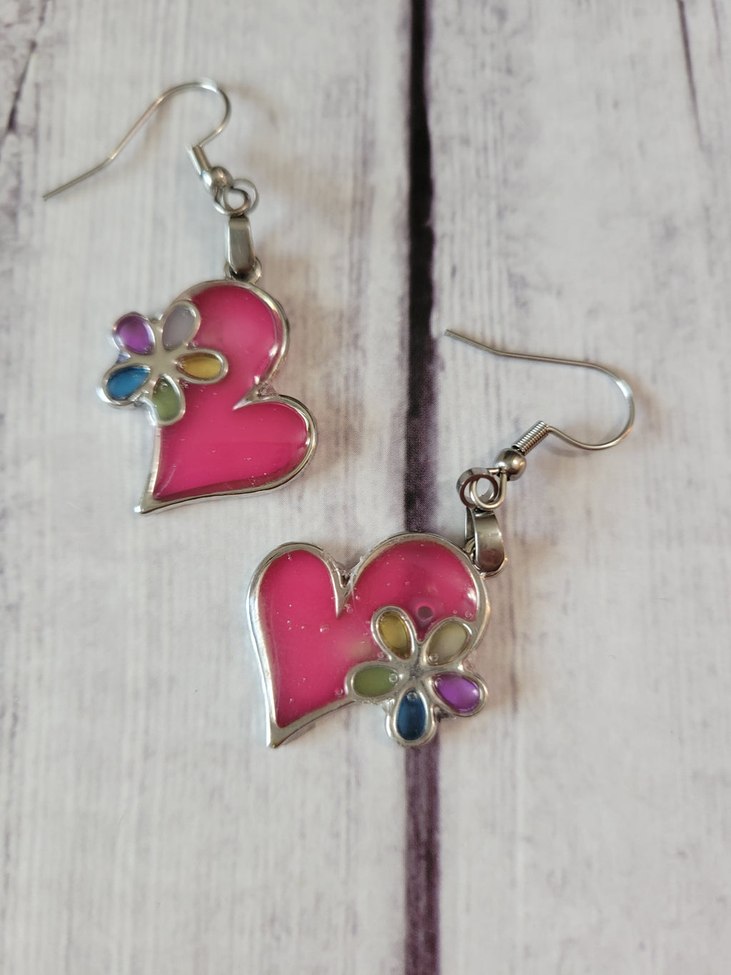 Floral Heart - Multi Country Craft Barn Earrings