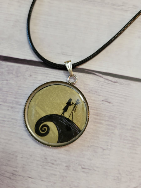 Nightmare Before Christmas - Black Country Craft Barn Necklace (#621)