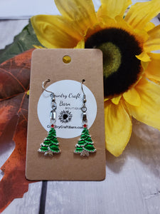 Luscious Christmas Tree - Green Country Craft Barn Earrings (#236)