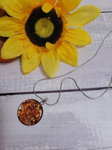 Shimmer Girl - Copper/Burnt Orange Country Craft Barn Earrings (#622)