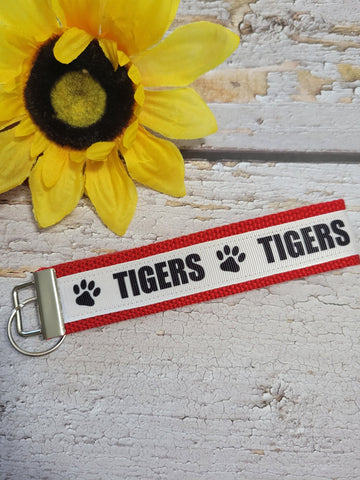 Tigers- Red Country Craft Barn Key Chain (#91)