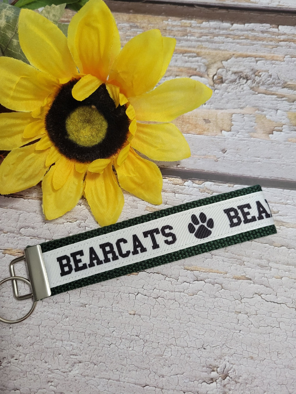 Bearcats- Green Country Craft Barn Key Chain (#92)