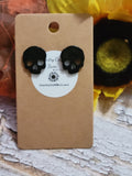 Skull - Black Country Craft Barn Earrings (#277)