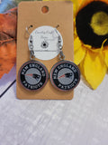 New England Patriots - Blue Country Craft Barn Earrings (#226)