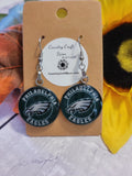 Philadelphia Eagles - Green Country Craft Barn Earrings (E-282)