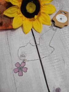 Fun Florals - Pnk Country Craft Barn Necklace (#639)