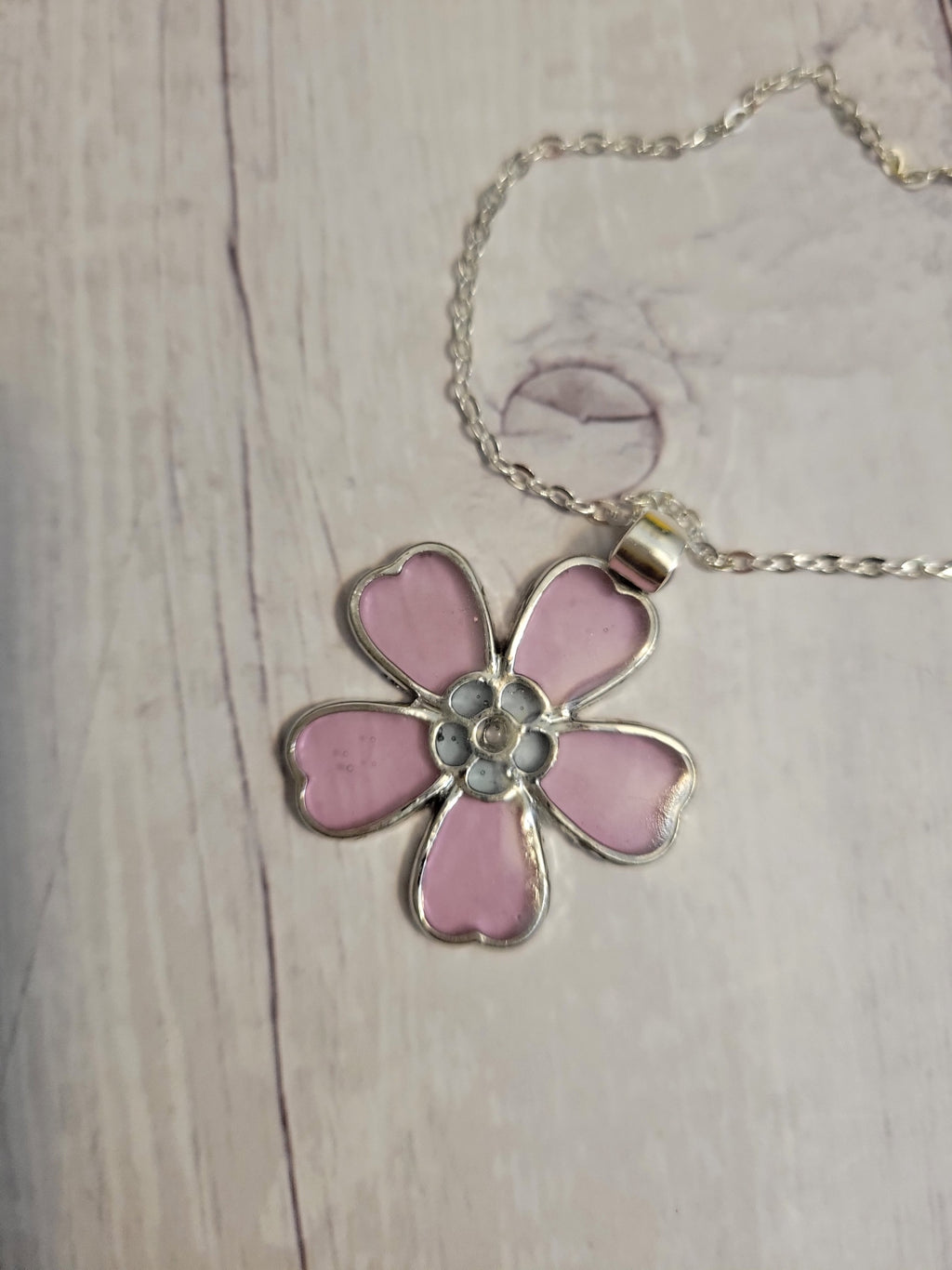 Fun Florals - Pnk Country Craft Barn Necklace (#639)