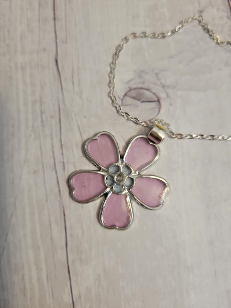 Fun Florals - Pnk Country Craft Barn Necklace (#639)