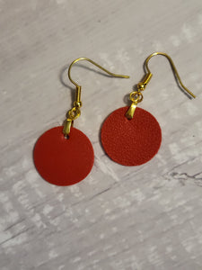 Red Dot Royalty - Red Country Craft Barn Earrings (#294)