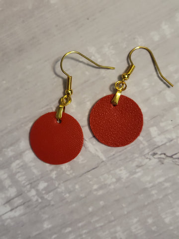 Red Dot Royalty - Red Country Craft Barn Earrings (#294)