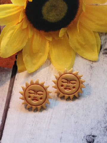 Celestial Sun - Gold Country Craft Barn Earrings (#317E)