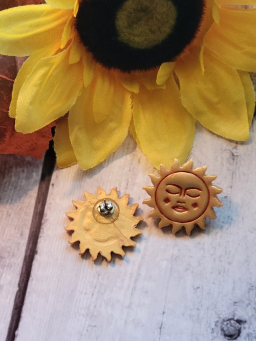 Celestial Sun - Gold Country Craft Barn Earrings (#317E)