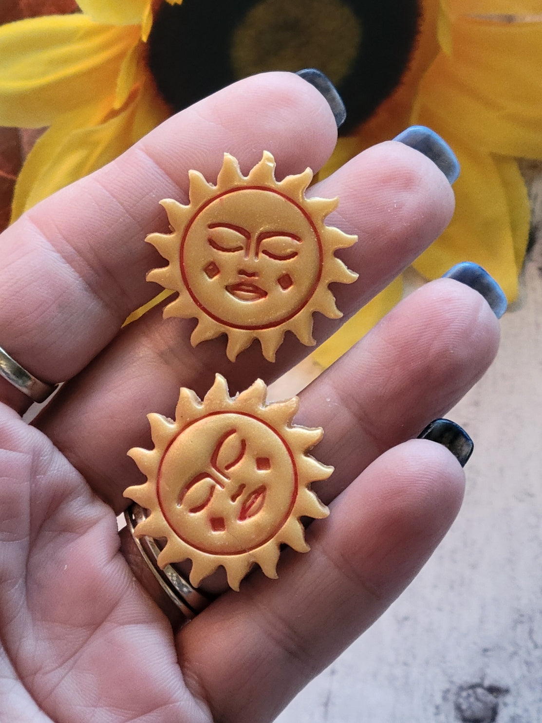 Celestial Sun - Gold Country Craft Barn Earrings (#317E)