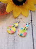 Color Pop Circles - Multi Country Craft Barn Earrings (#341E)
