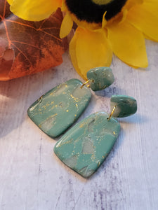 Mint Mirage - Green Country Craft Barn Earrings (#346E)