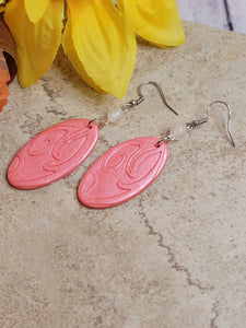 Blush Whispers - Pink Country Craft Barn Earrings (#353E)