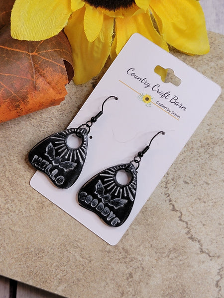 Otherworld Whispers - Black Country Craft Barn Earrings (#354E)