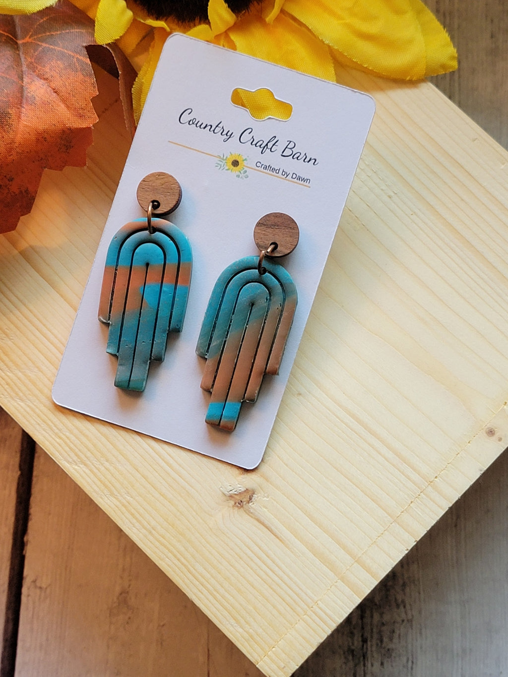 Southwest Arches - Multi Country Craft Barn Earrings (#359E)