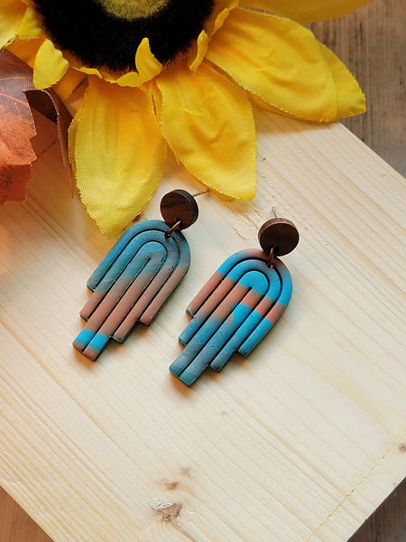 Southwest Arches - Multi Country Craft Barn Earrings (#359E)