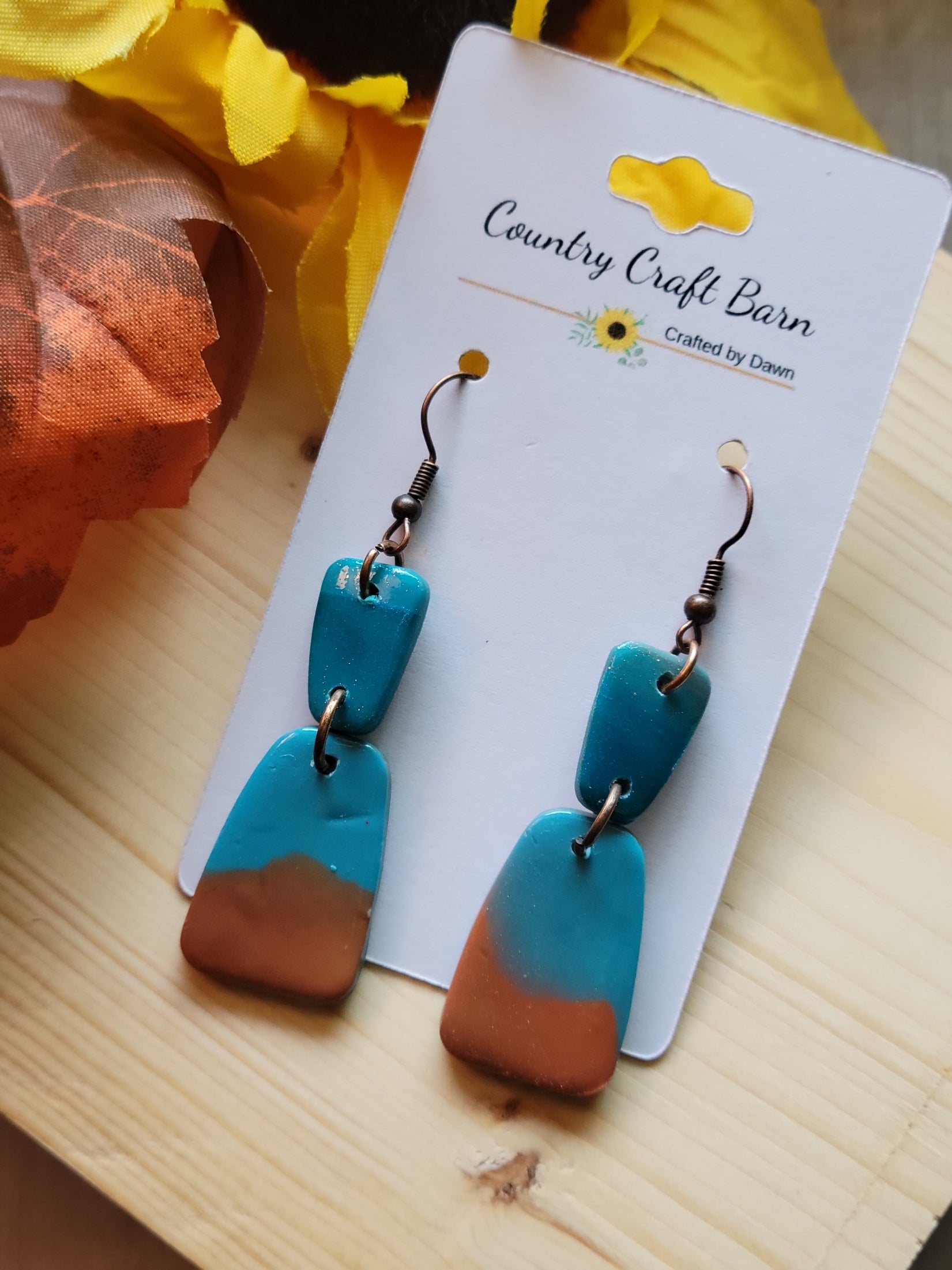 Southwest Horizon- Multi Country Craft Barn Earrings (#363E)