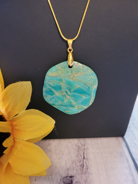Golden Tide - Green Country Craft Barn Necklace (#648)