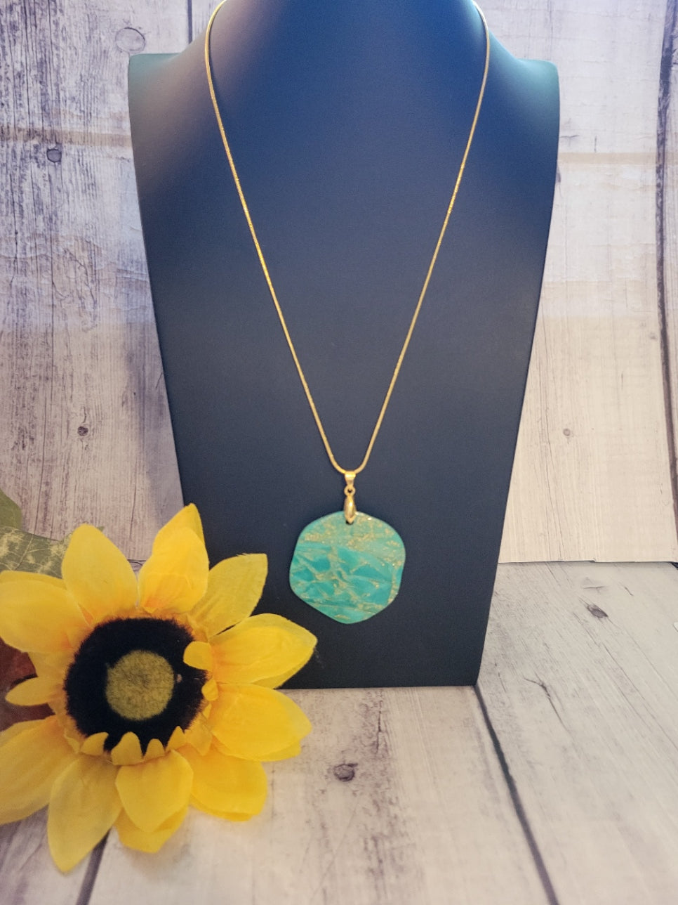 Golden Tide - Green Country Craft Barn Necklace (#648)