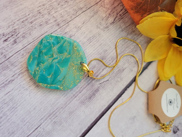 Golden Tide - Green Country Craft Barn Necklace (#648)