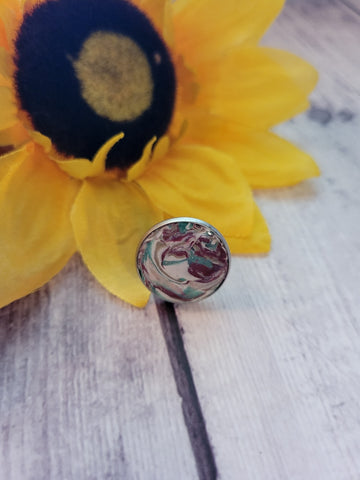 Mystic Bloom - Multi Adjustable Country Craft Barn Ring (R012)