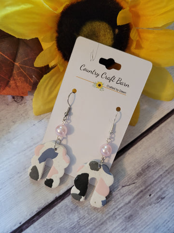 Blush Moo-d Arch - Multi Country Craft Barn Earrings (374E)