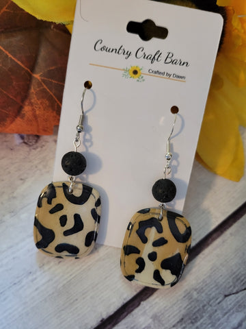 Savanna Nights Leopard - Multi Country Craft Barn Earrings (375E)
