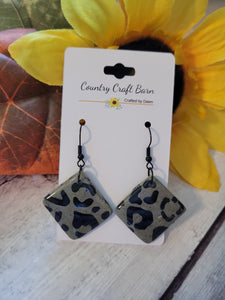 Midnight Prowl Diamond Dangles - Multi Country Craft Barn Earrings (376E)