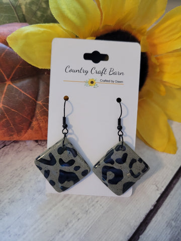 Midnight Prowl Diamond Dangles - Multi Country Craft Barn Earrings (376E)