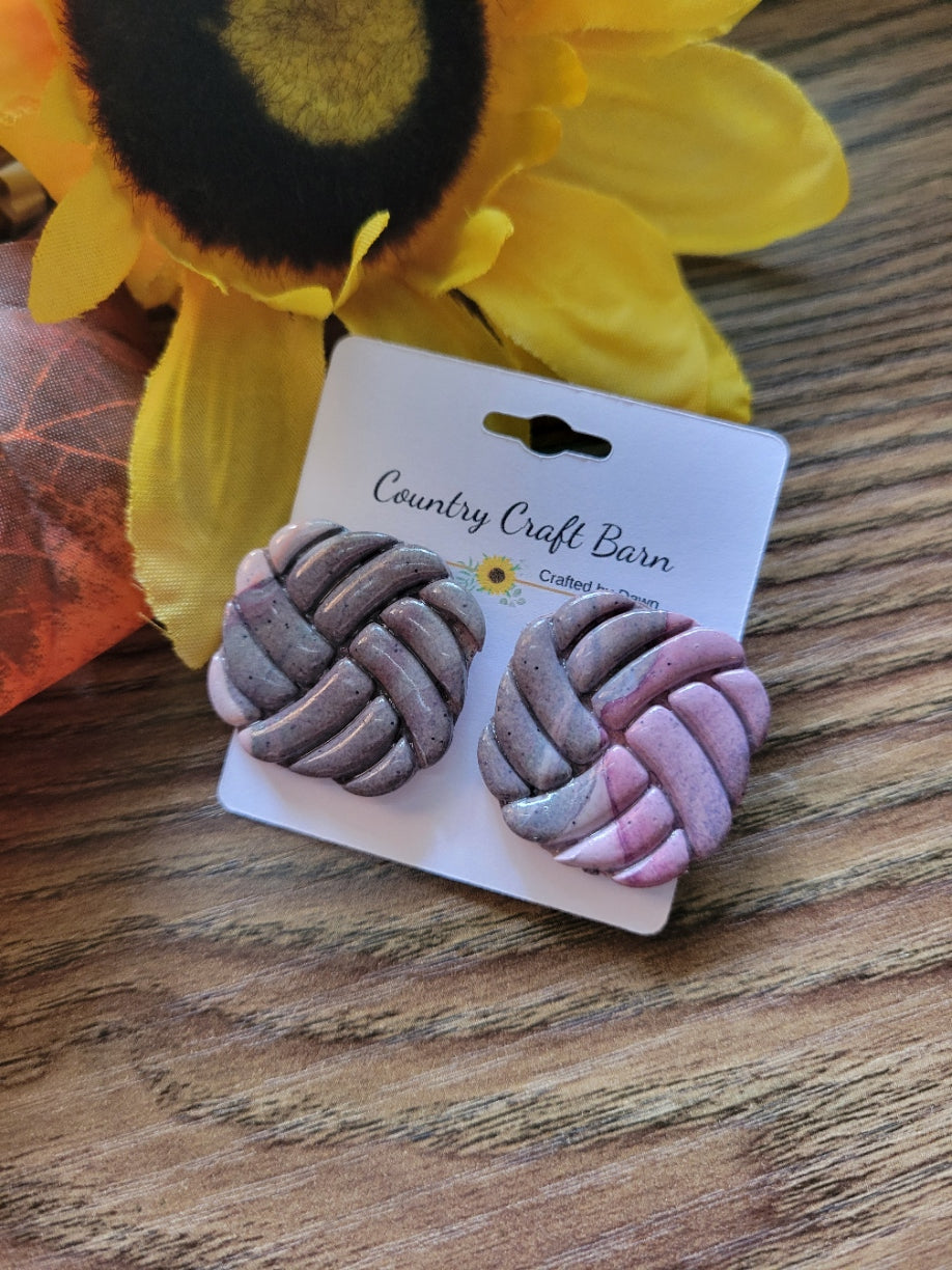 Knit Knot Glam - Multi Country Craft Barn Earrings (385E)