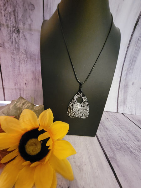 Nocturne Web - Black Country Craft Barn Necklace (#649)