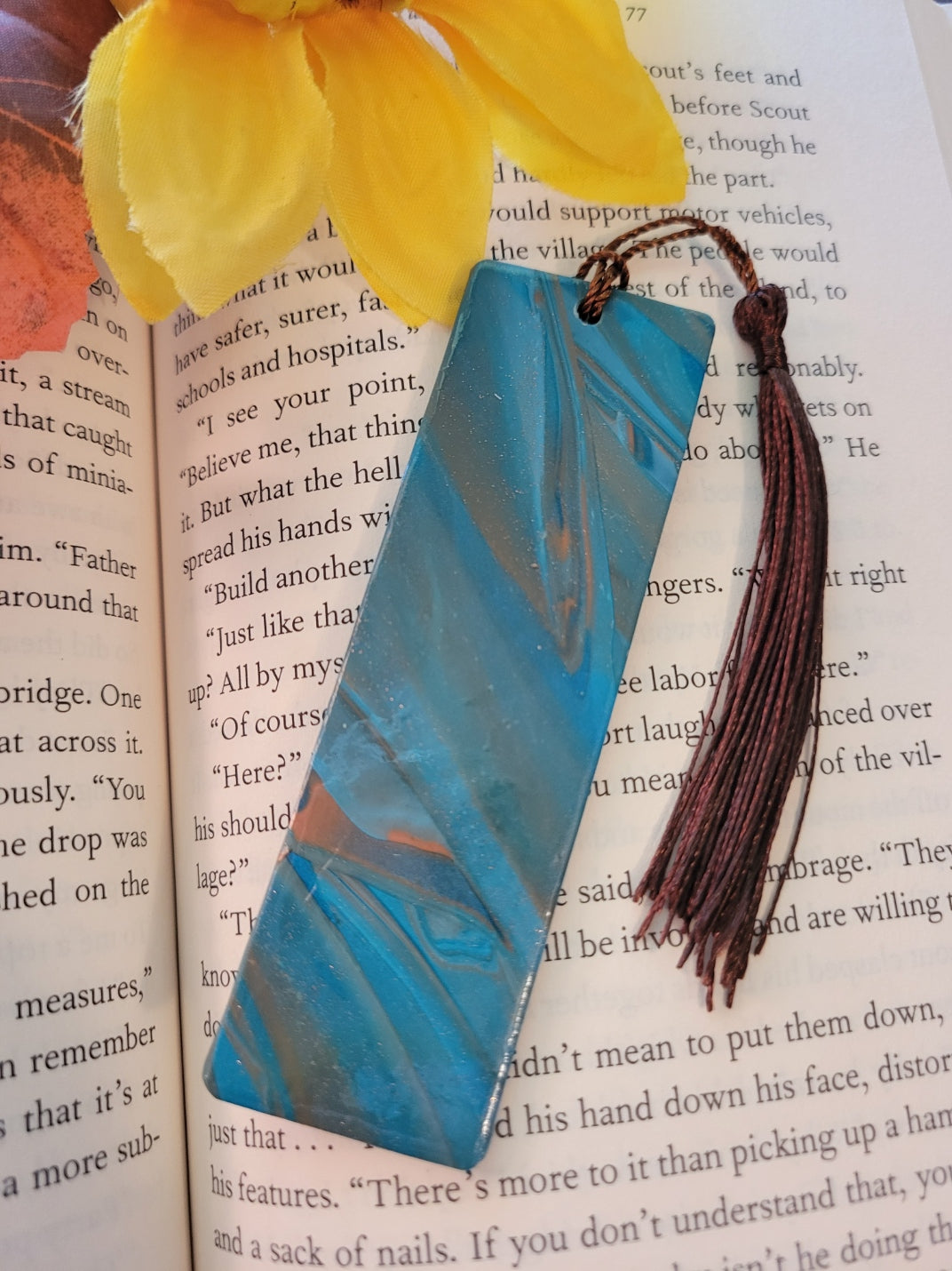 Desert Sky - Multi/Brown Country Craft Barn Bookmark (BM-102)