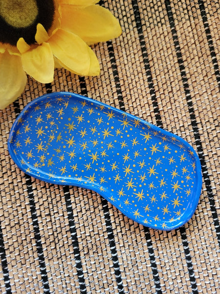 Galaxy Glance Holder - Blue Country Craft Barn Eye Glass Tray (#100D)