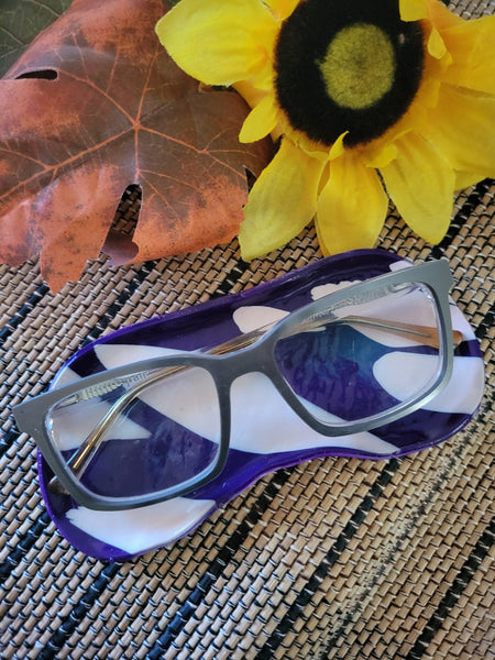 Purple Haze Abstract - Purple/Pink Country Craft Barn Glasses Tray (#101D)