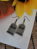 Rest in Pieces - Gray Country Craft Barn Earrings (392E)