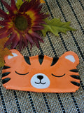 Tiger Nap - Orange Country Craft Barn Glasses Tray (GT-106)